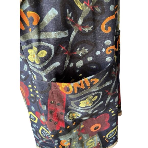 ZOE by Michael Phillips Vest Full Zip Pockets Arts Graphics Women’s M New - Picture 4 of 11